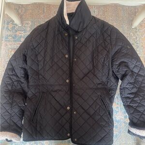 Ralph Lauren Women's Diamond Quilted Jacket L with Sherpa lining